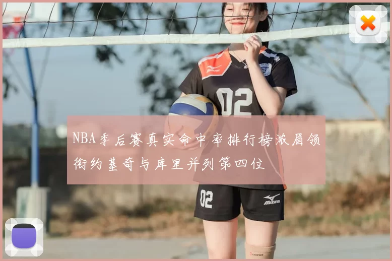 NBA季后赛真实命中率排行榜浓眉领衔约基奇与库里并列第四位